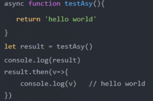 對(duì)async、await的理解3