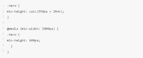 Clamp()、Max() 和 Min() CSS 函數(shù)的用例9